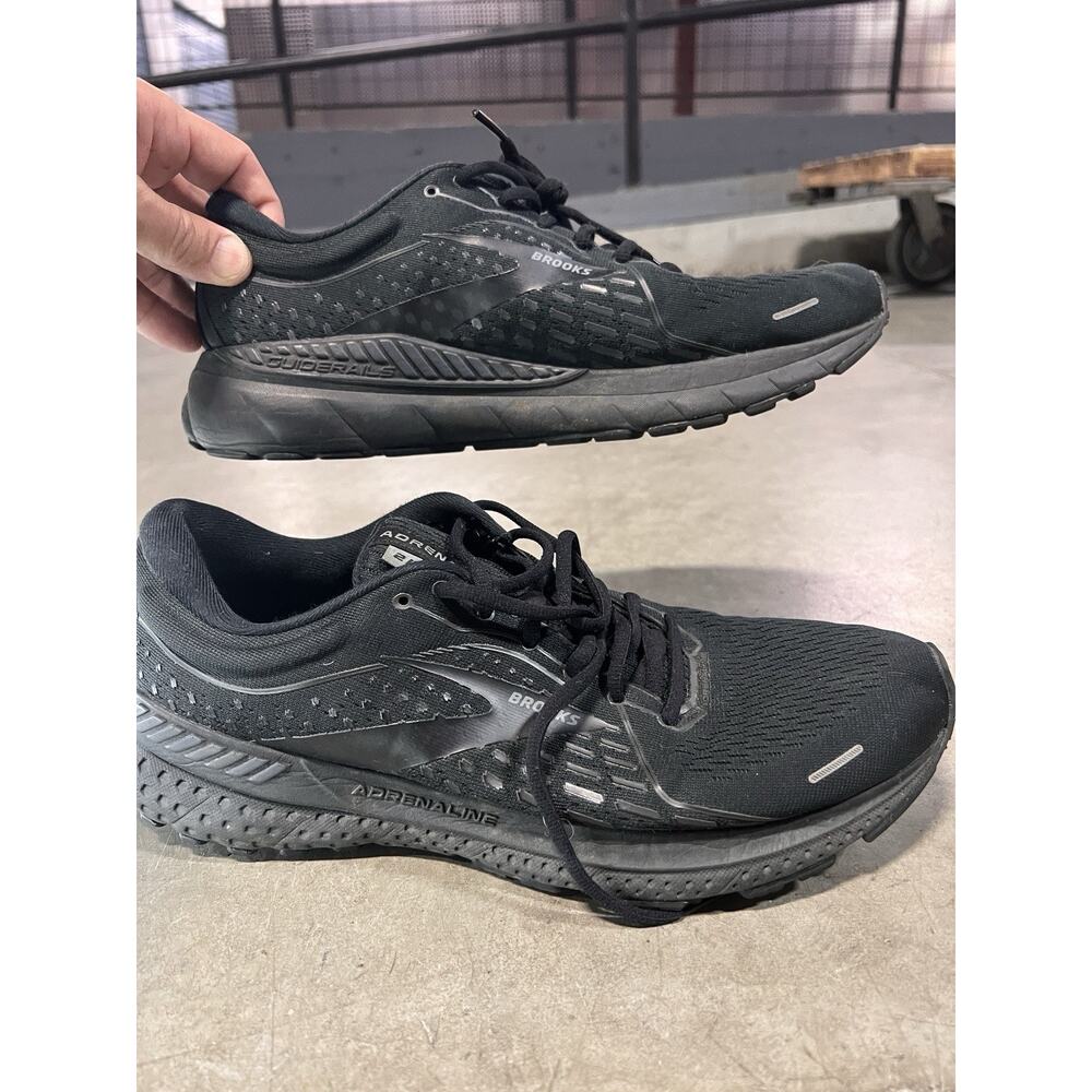 Brooks Adrenaline Mens GTS 21 Running Shoes - Triple Black - Size 11 D - Picture 5 of 10